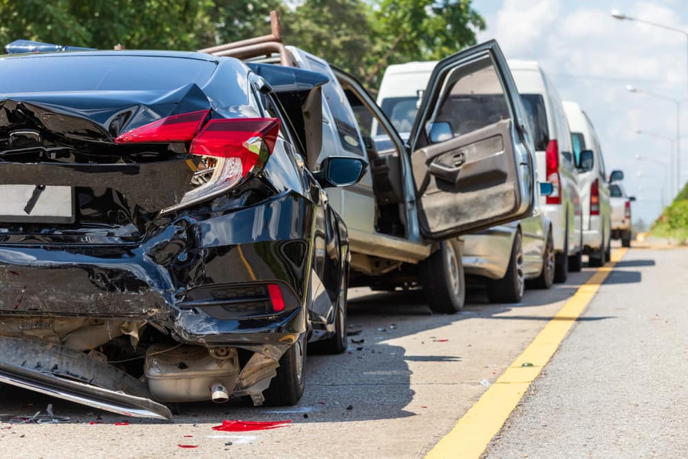 Houston chain reaction auto accident injury lawyers