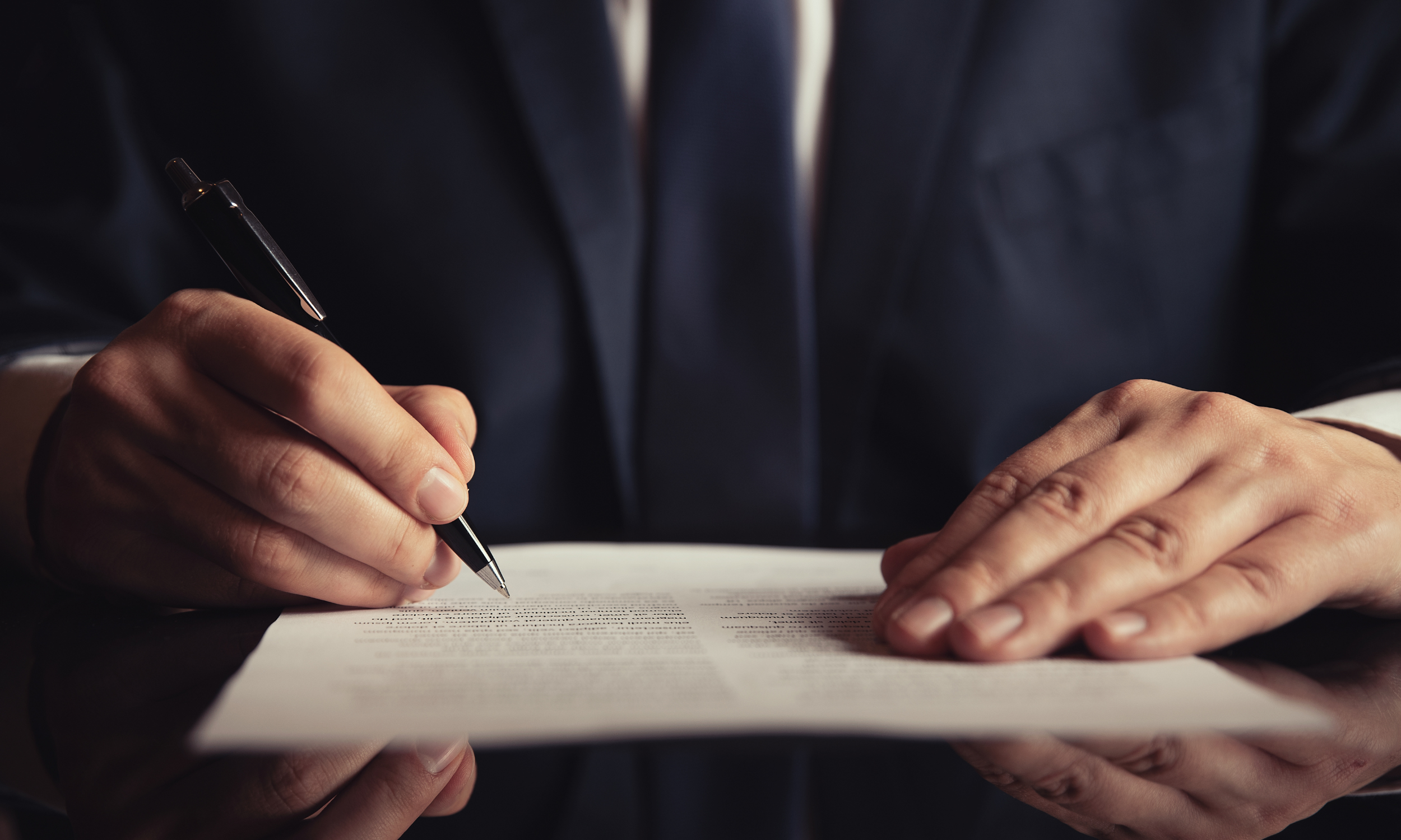 Houston motorcycle accident attorney overseeing a case